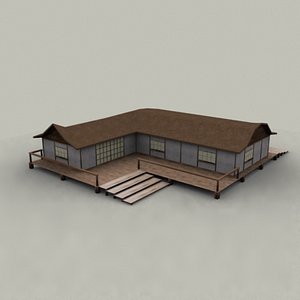 3d model japanese house