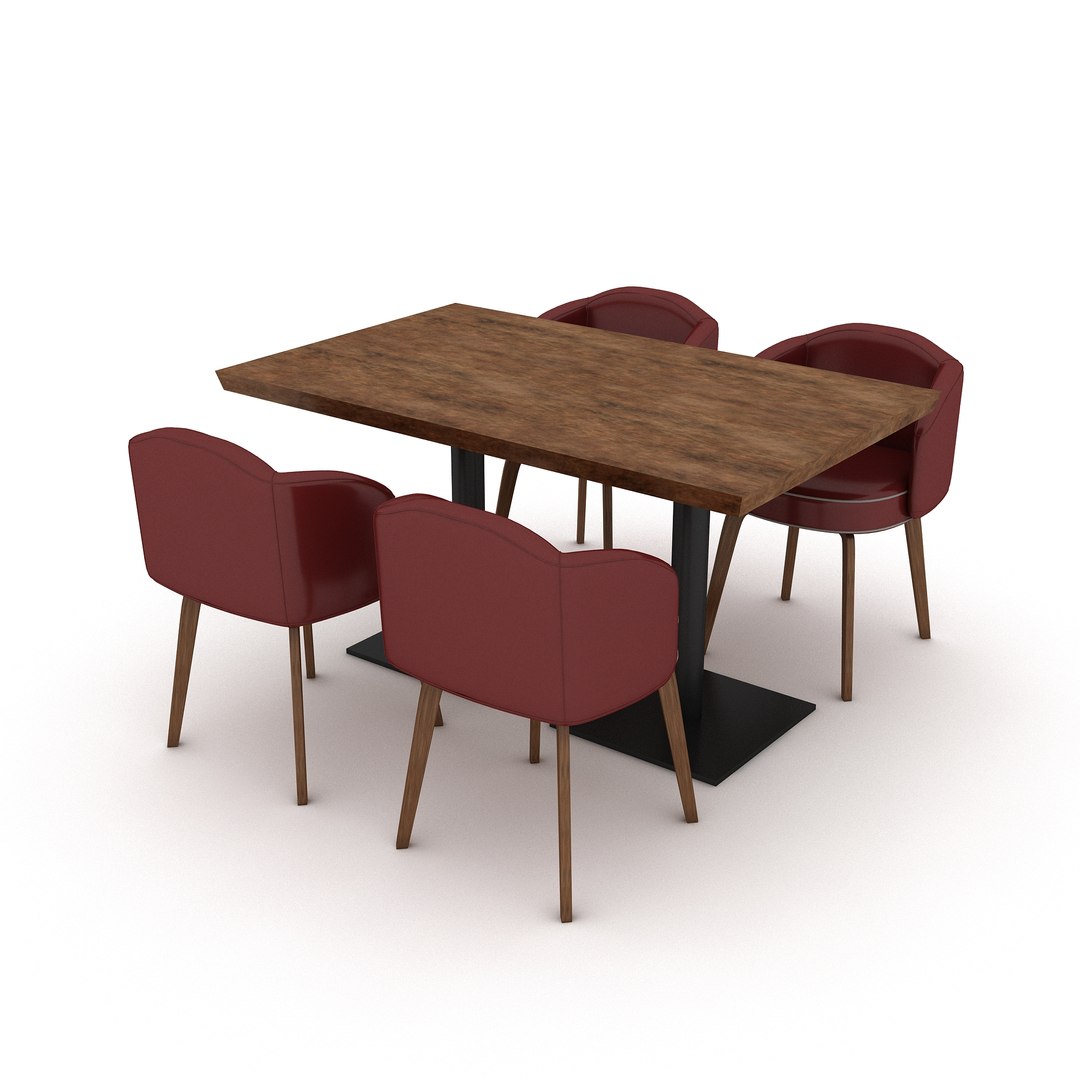 Modern Table Chair Model - TurboSquid 1861267
