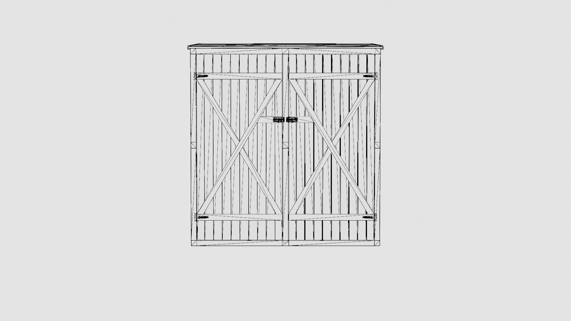 Storage Shed 3D Model - TurboSquid 2341168