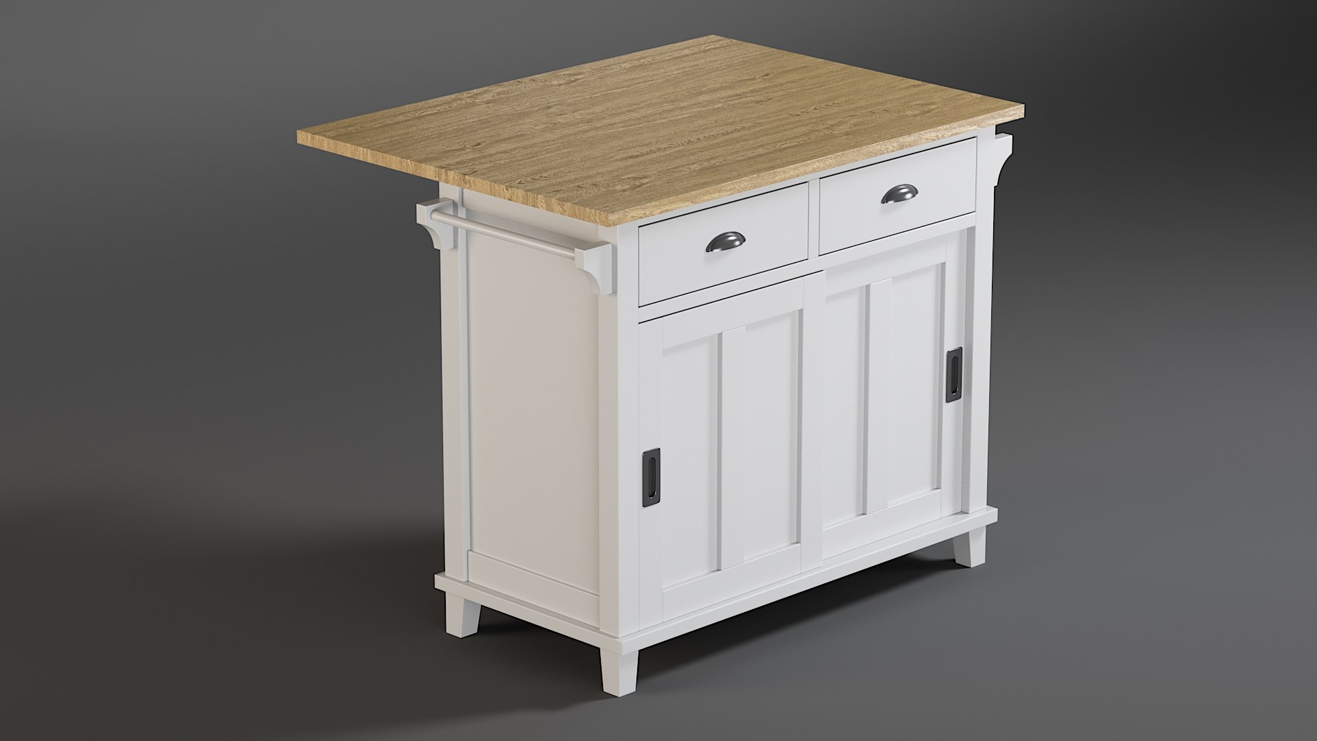 Realistic belmont mint kitchen island 3D model TurboSquid 1536350