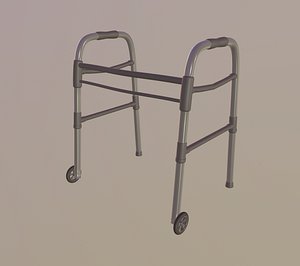 wheeled walker walk 3D