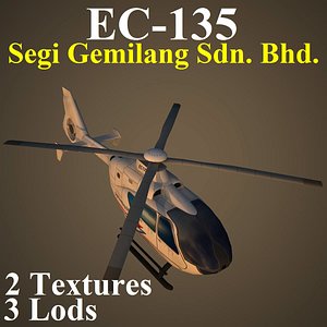 eurocopter pvt 3d model