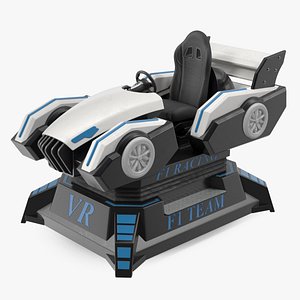Virtual Reality Racing Game Off 3D model