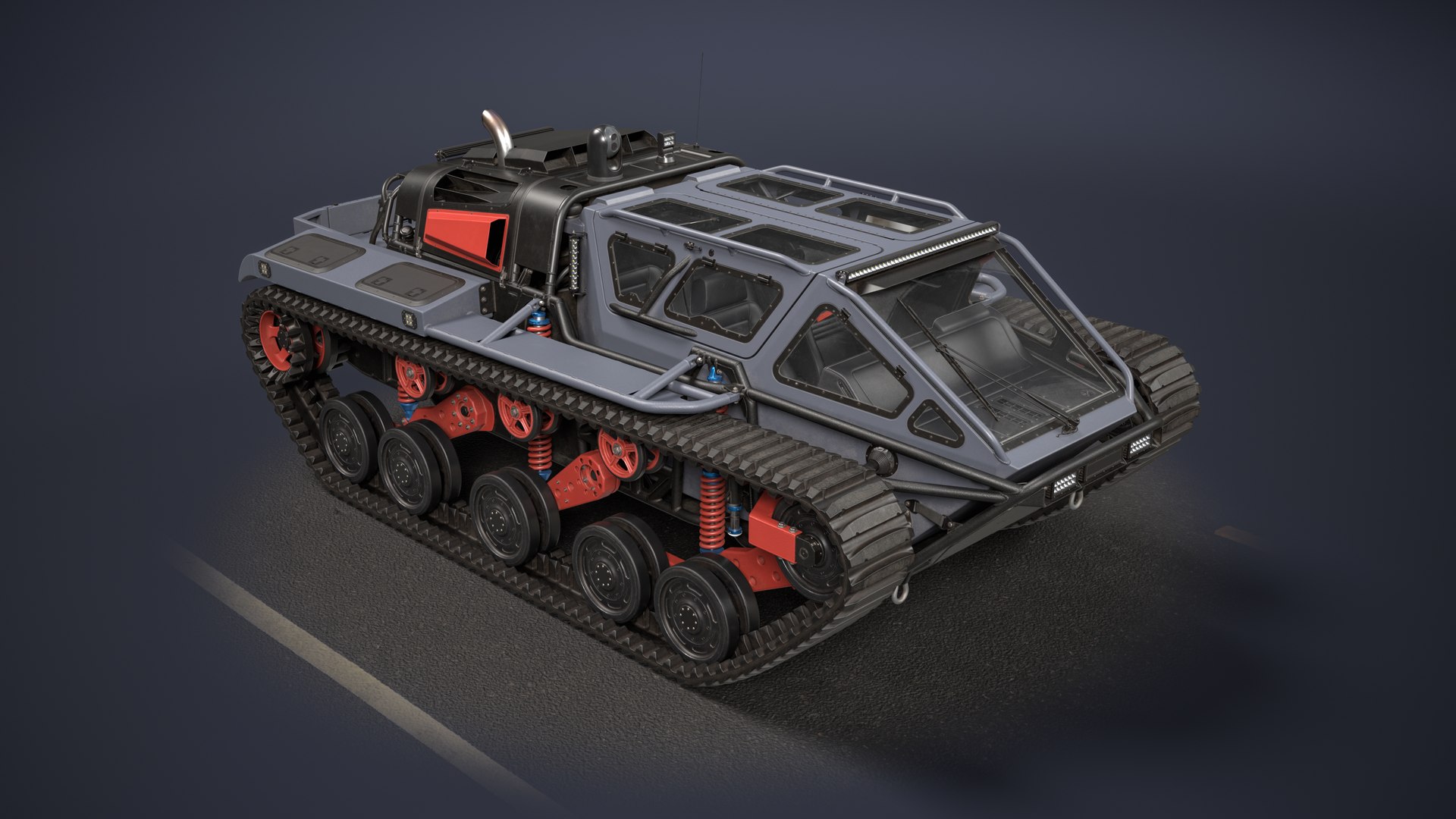 Ripsaw EV3-F4 PBR Model - TurboSquid 2354561