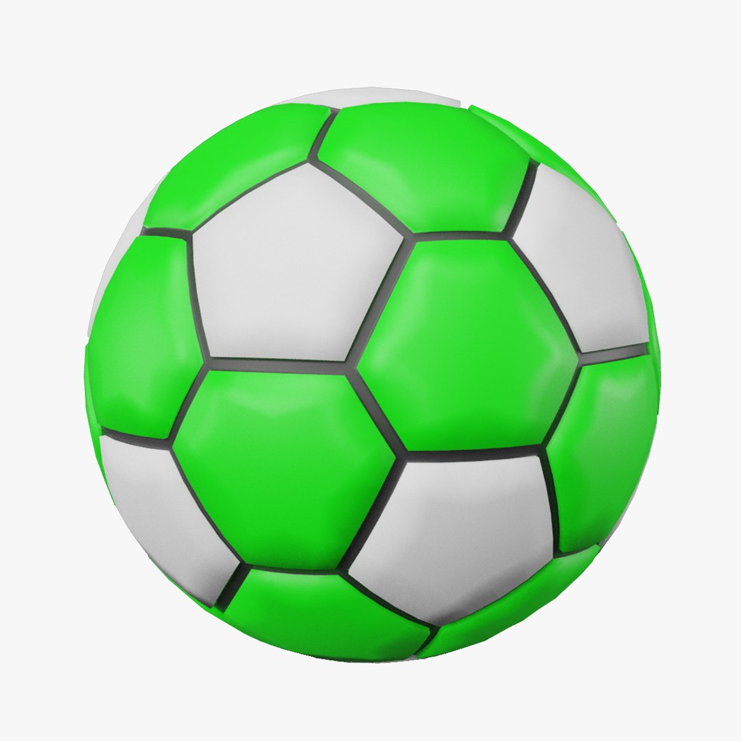 Green Soccer Ball 3D model - TurboSquid 2058045