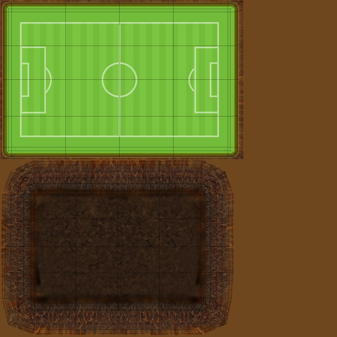 3d Soccer Field Model