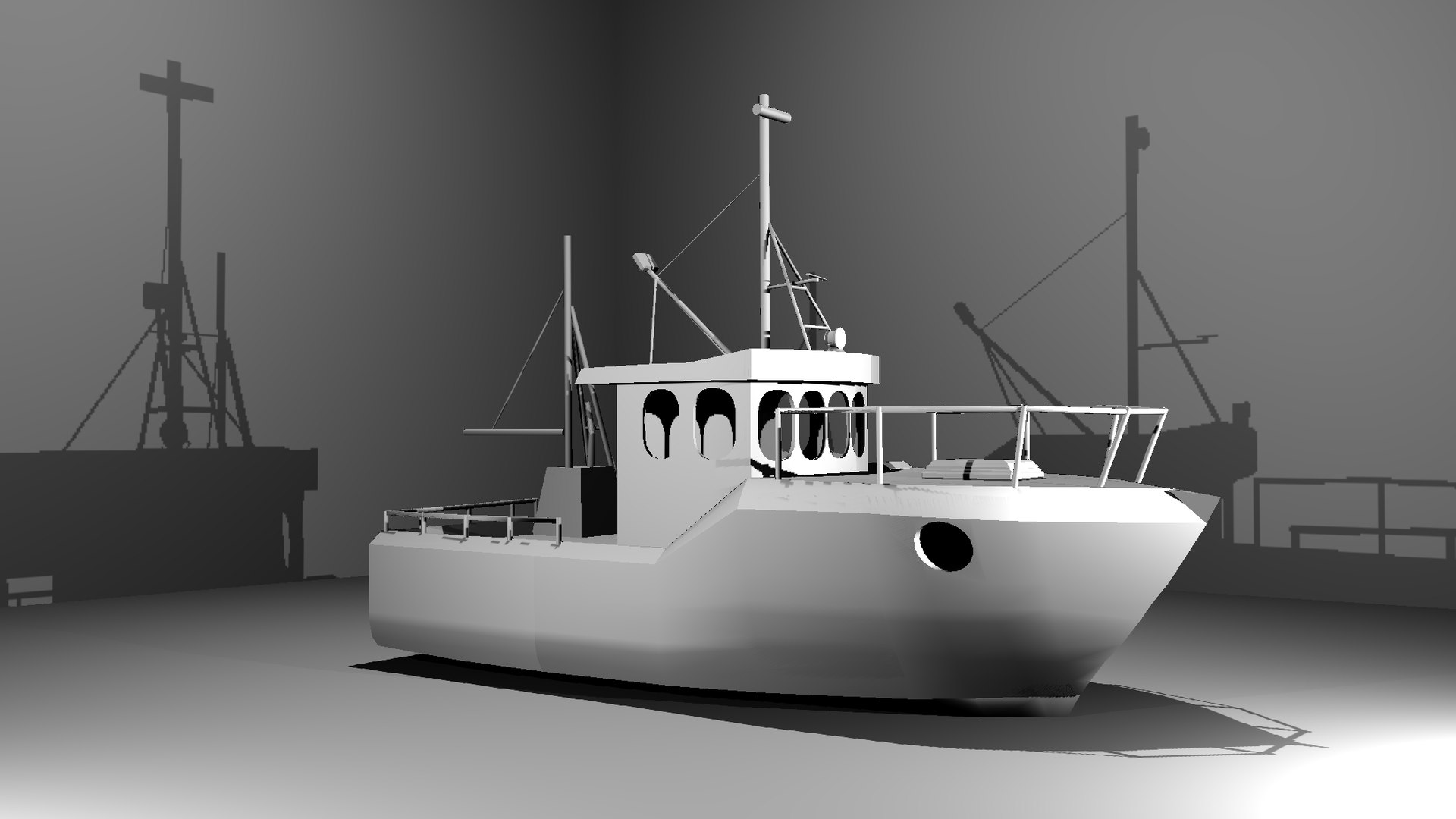 Artist gangster cartel boat 3D - TurboSquid 1431853