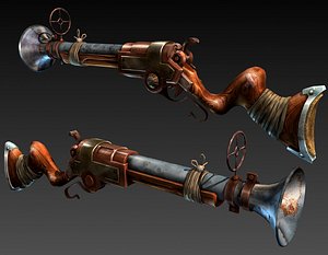 1790 English Black Powder Blunderbuss Rifle 3D Weapons and PoserWorld 3D  Model Content Store for Poser and DAZ 3D Studio