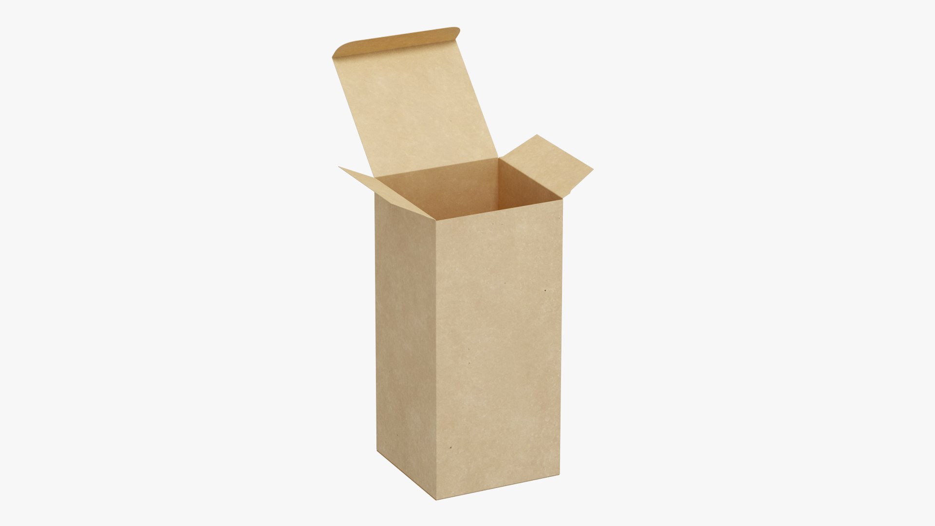 3D Open Packaging Box 02 - TurboSquid 2044592