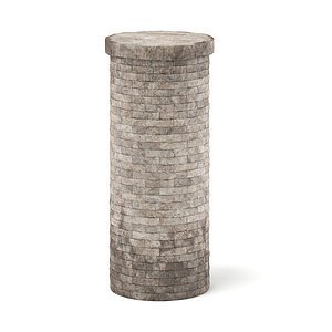 3D brick pillar