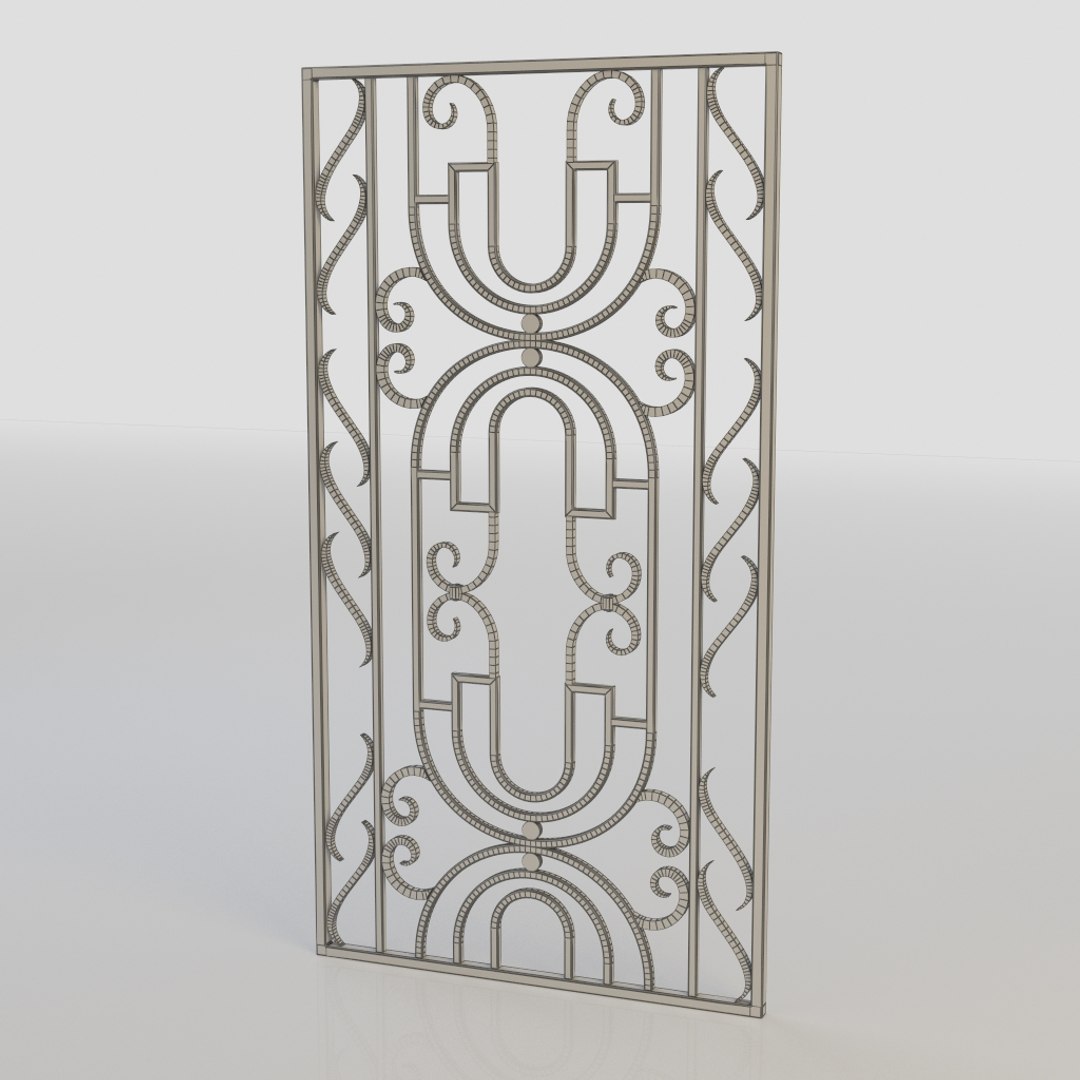 3d windows bars model
