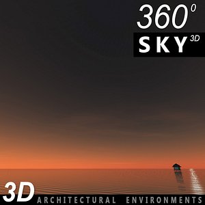 Sky 3D Sunset 022