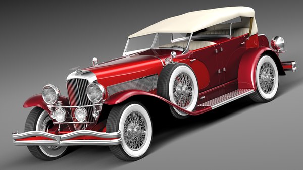 デューセンバーグSJコンバーチブル19323Dモデル - TurboSquid 611582