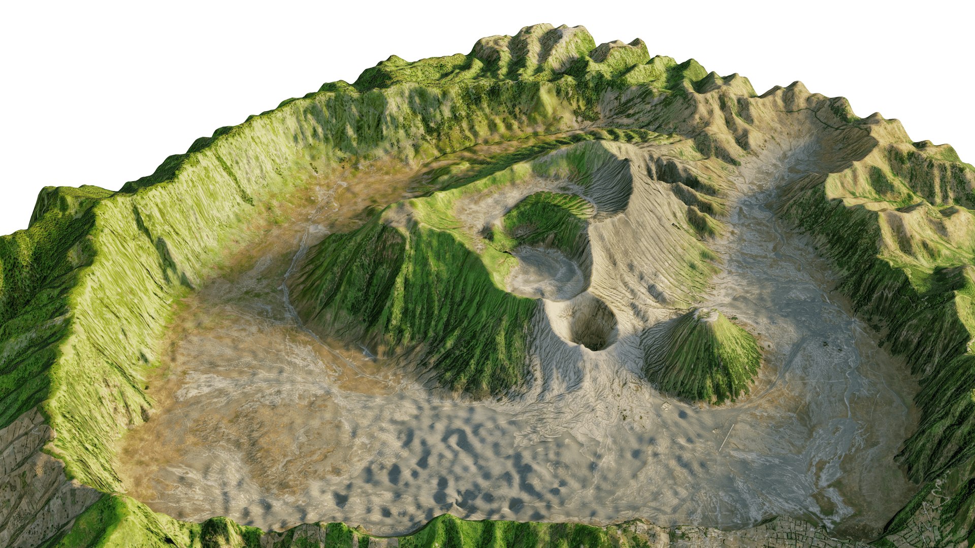 3D Mount Bromo 3d Model Terrain - TurboSquid 2083284