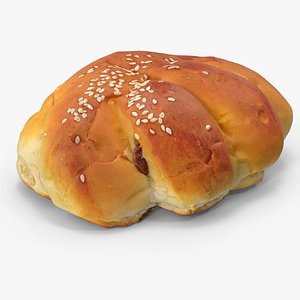 3D Sweet Bun model