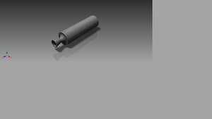 3d model sugar rocket motor