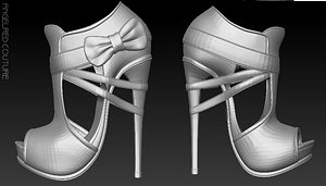 AngelRED Couture Bow Heels