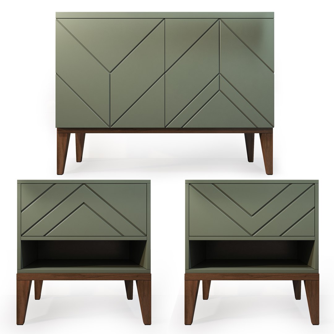 3D Model Sideboard Magic Bedside Table - TurboSquid 1505078