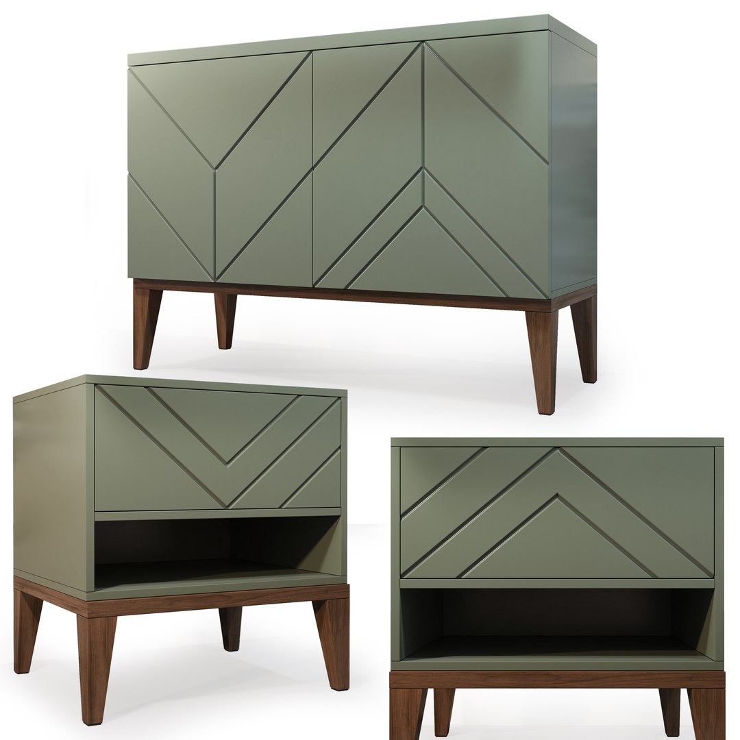 3D Model Sideboard Magic Bedside Table - TurboSquid 1505078
