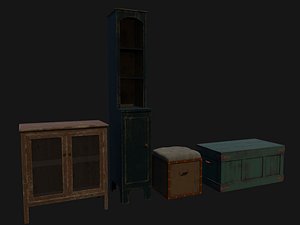 3D cabinets boxes