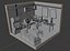 Hacker Room 3D model