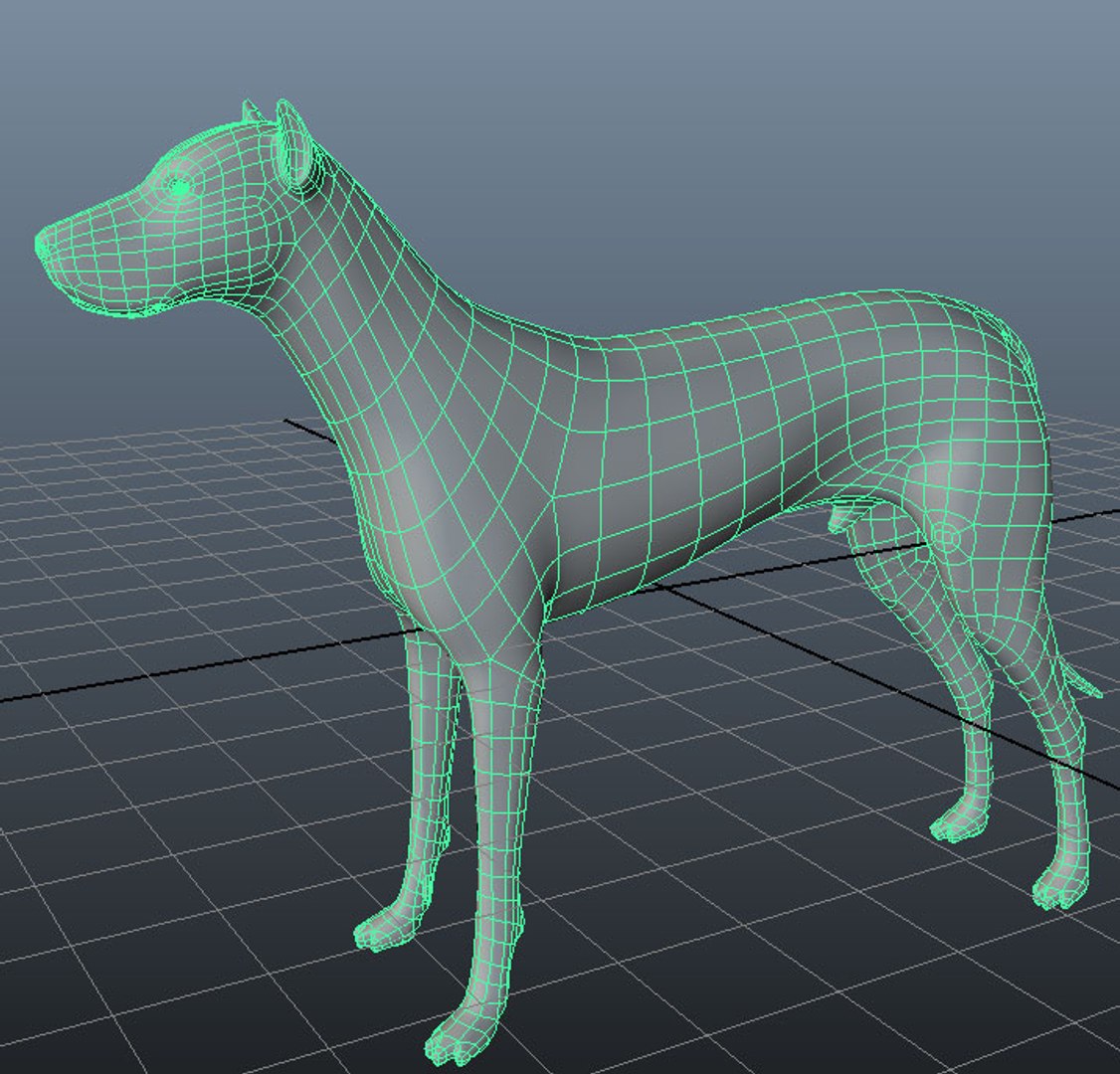 Dog 3d Obj