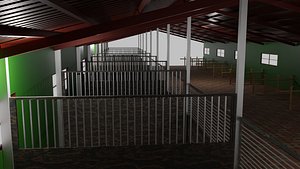 Horse Stable 3D model