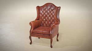Medieval Sofa Chair 3D model
