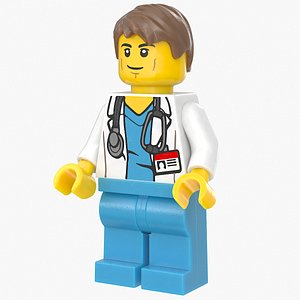 Lego Minifig Male Doctor 1