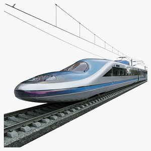 3D High Speed Train model