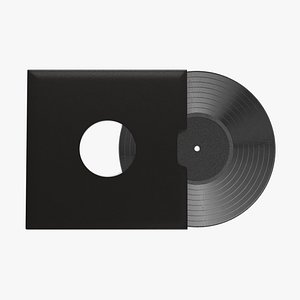 vinyl record sleeve 2 3D