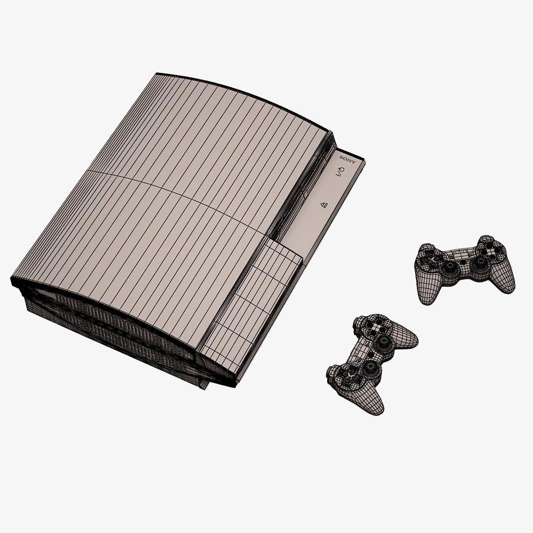 Ps3 Controller Sony 3d Model