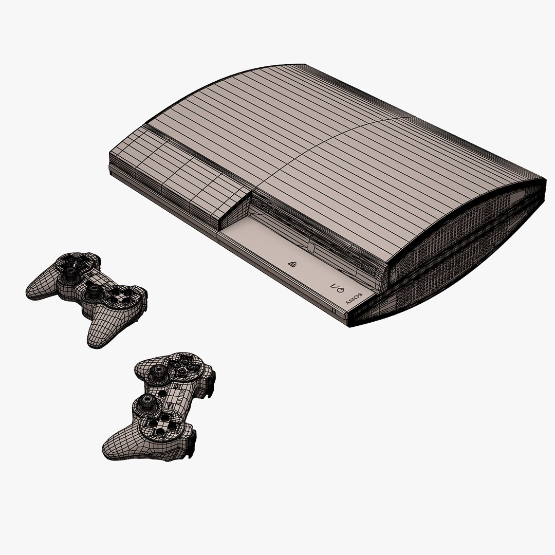 Ps3 Controller Sony 3d Model