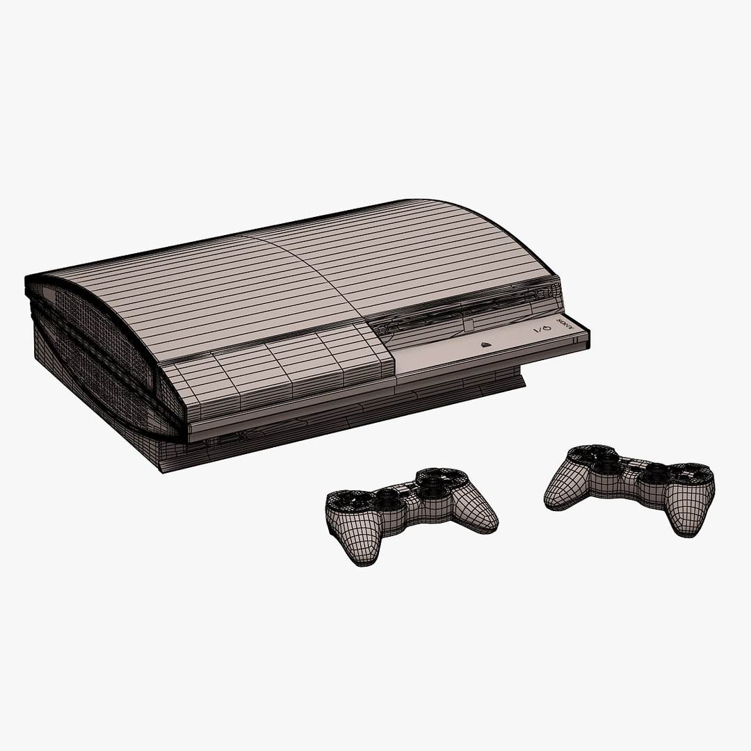 Ps3 Controller Sony 3d Model
