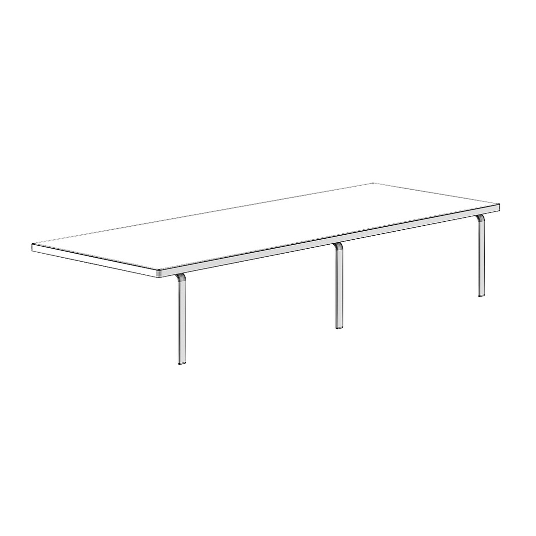 white wallmounted table 3d max
