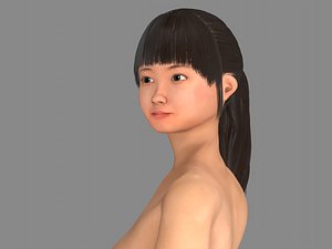3D realistic girl