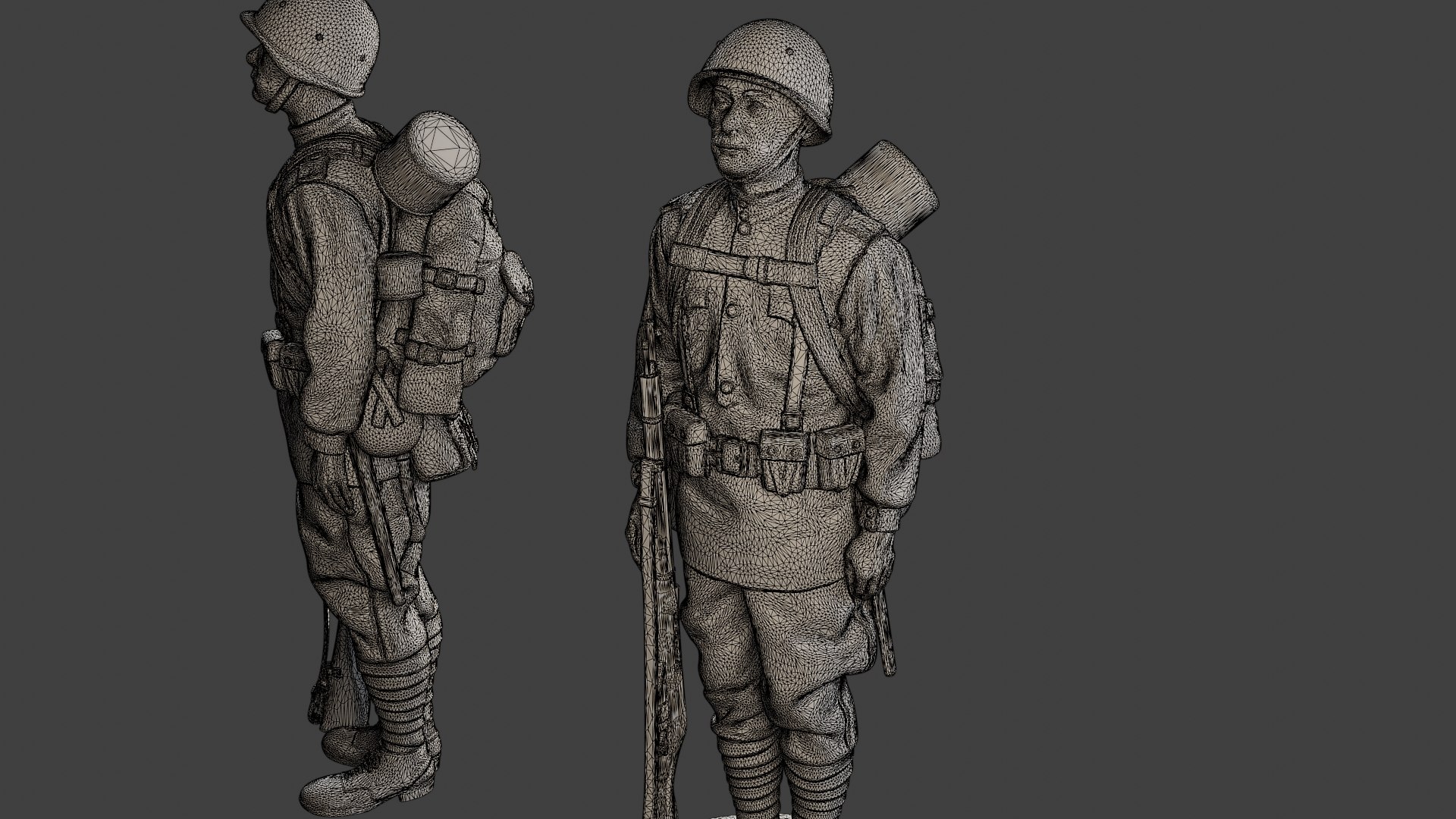 Free 3D Russian Soldier Ww2 R1 000 Model - TurboSquid 2037943