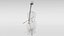 3D cello modeled bow model