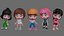 Characters kids 3D
