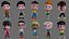 Characters kids 3D