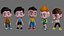 Characters kids 3D