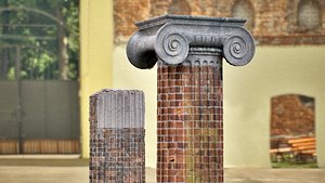 3D model FORMALE Roman Column With Capital
