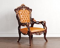 Yah Klasik Makam Odasi Visitor Chair