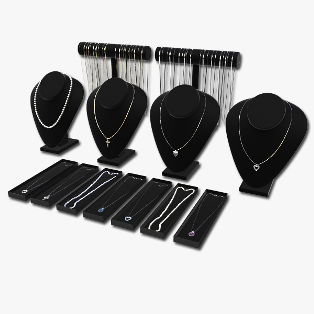 3ds max necklace displays set https://p.turbosquid.com/ts-thumb/EN/4QxD56/hmDAEoWQ/jewelry_necklaces_000/jpg/1312410205/1920x1080/fit_q87/cc70533df47199d38c5347929b6092b18cf44b21/jewelry_necklaces_000.jpg