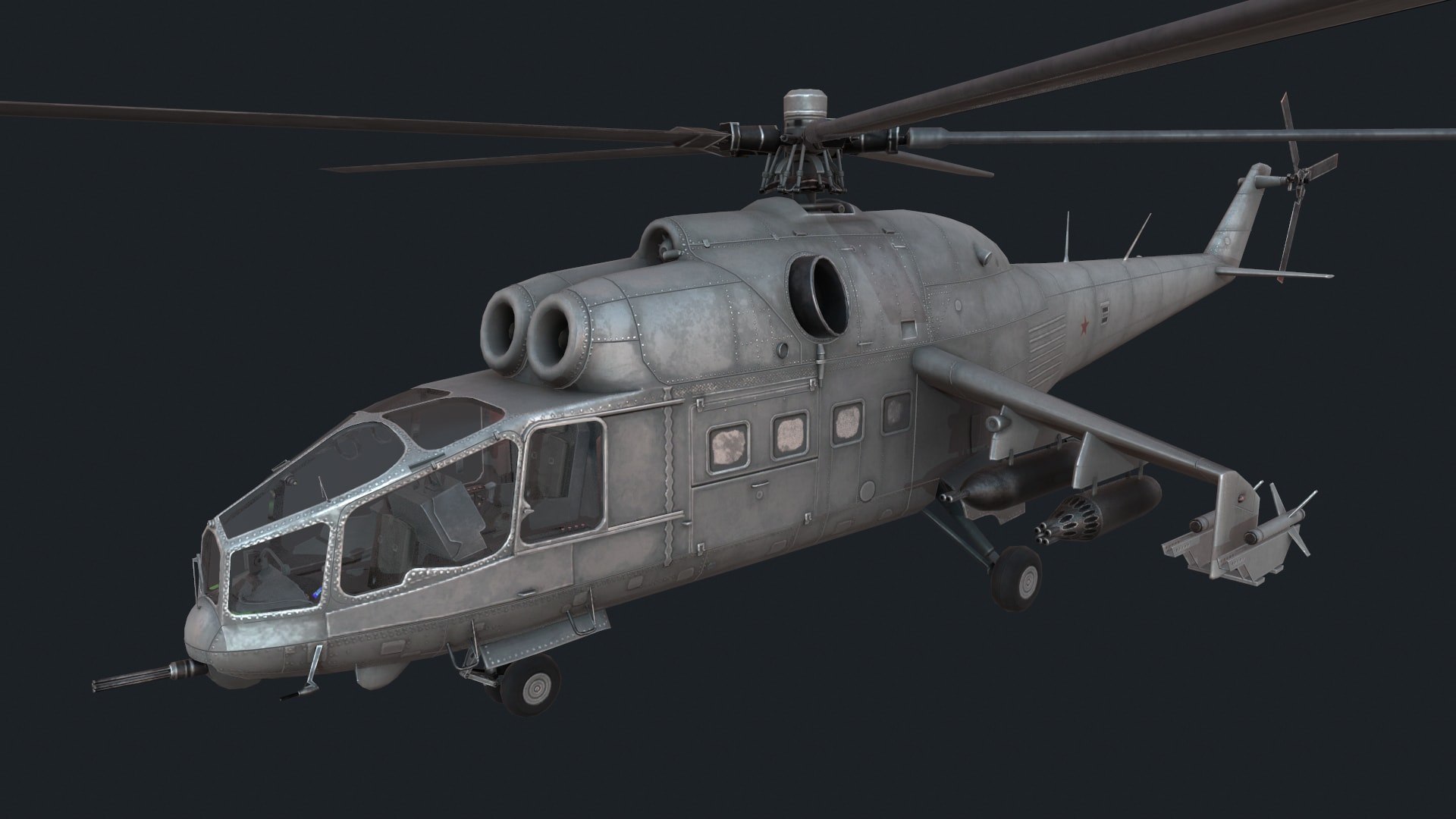 3D Soviet Russian Helicopter - TurboSquid 1539421