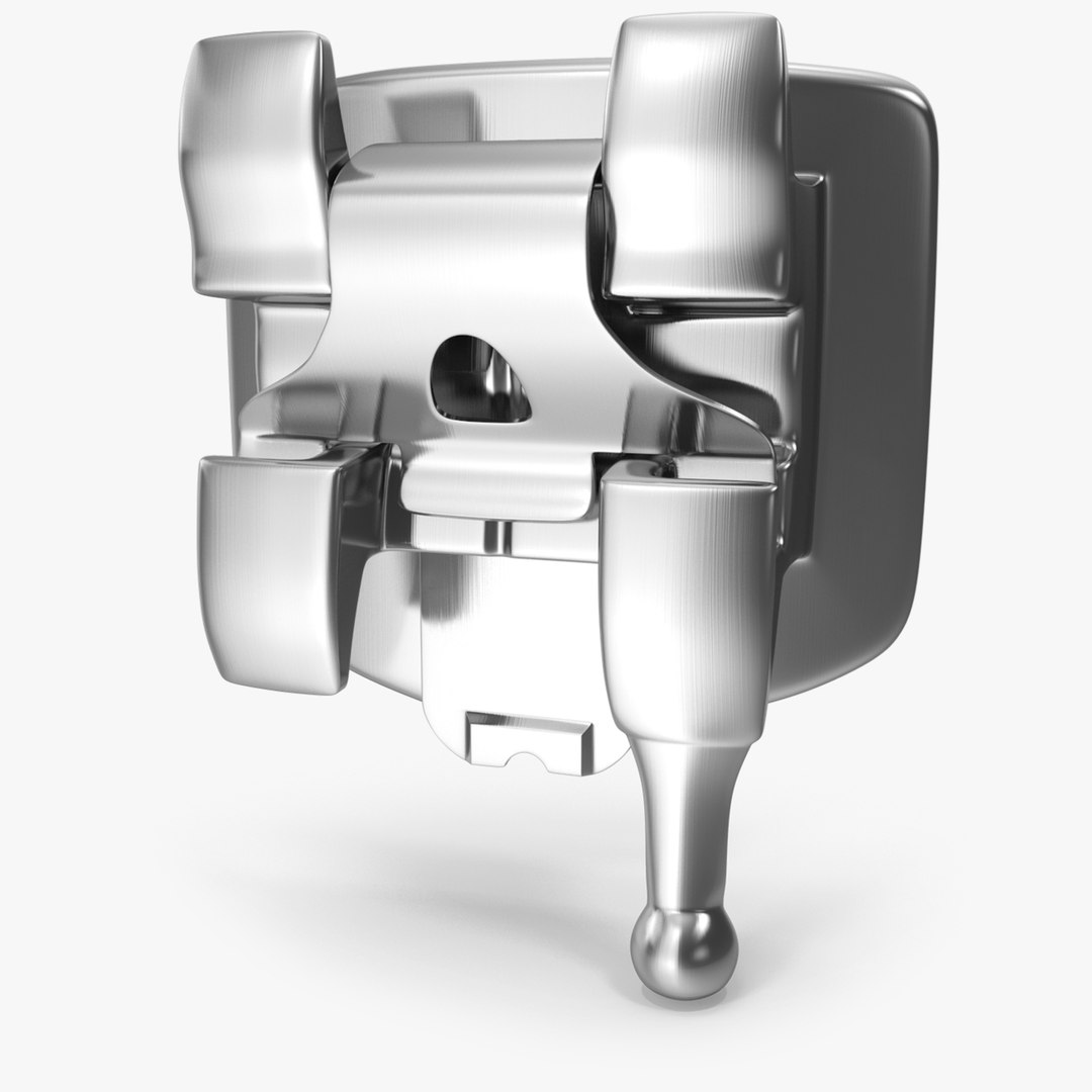 3D model Self Ligating Dental Braces Bracket V03 TurboSquid 2057424