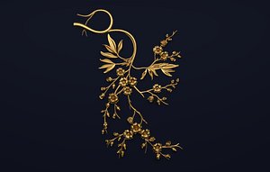3D ornament classic decor