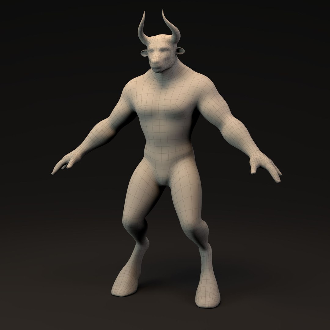 Minotaur Male Basemesh 3D model https://p.turbosquid.com/ts-thumb/EN/9nFQVT/BM/minotaur_male_1_006/jpg/1728529937/1920x1080/fit_q87/c8f682b938bc3d8c858a8a6f4fabf5b83622ccf4/minotaur_male_1_006.jpg