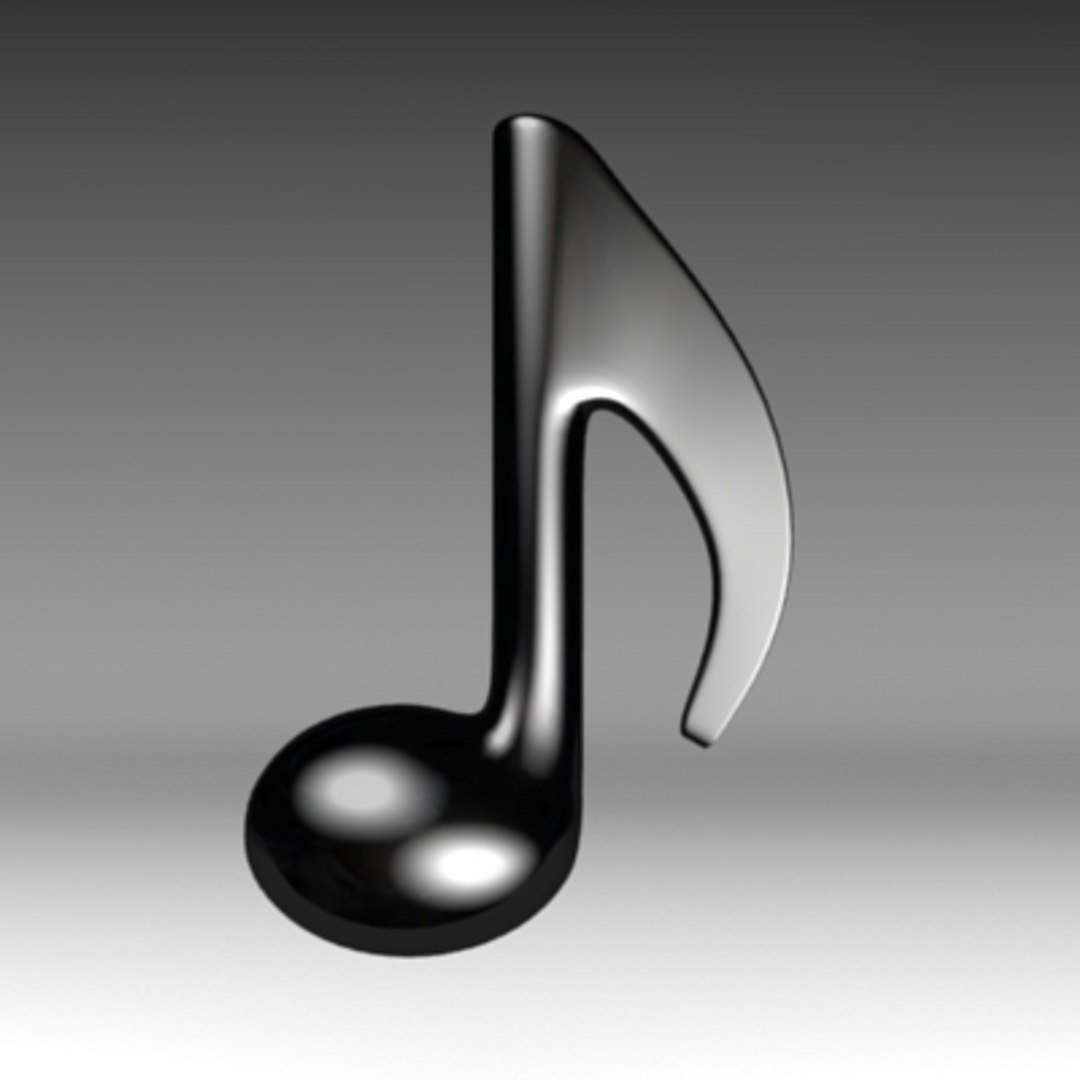 musical symbol 3d 3ds