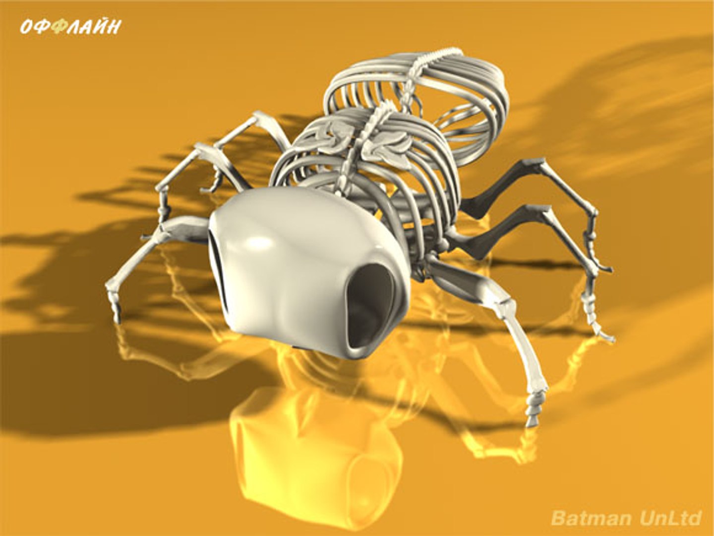 3d model dead fly